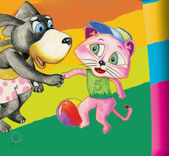 Image illustraton for the book:Let's Shake Hands