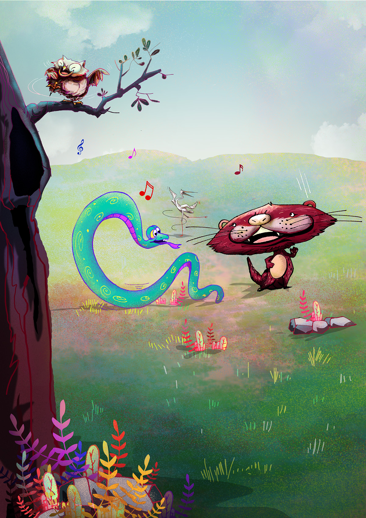 Image illustraton for the book:If Animals Could Dance