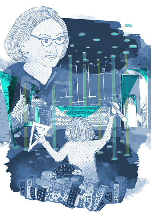 Image illustraton for the book:The Architect: Marina Tabassum