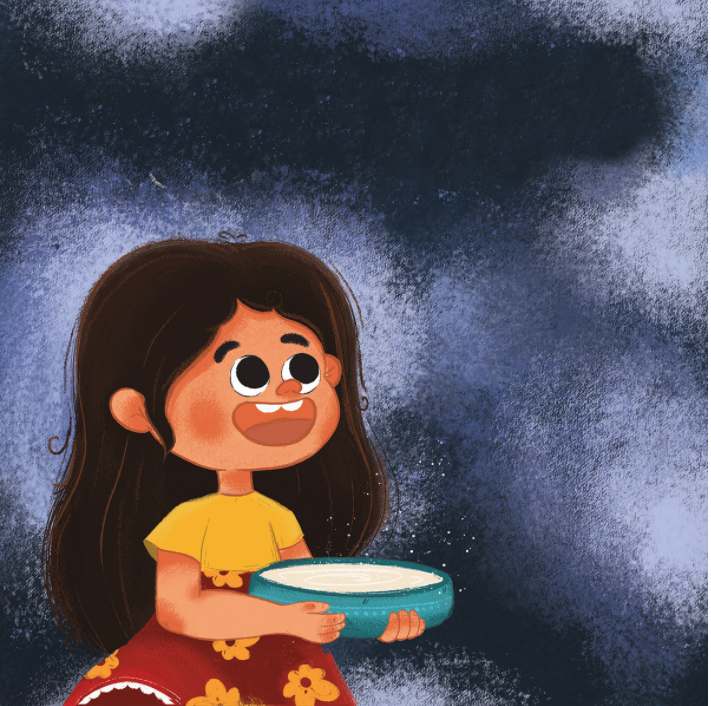 Image illustraton for the book:Chathuni and the Lost Kitten