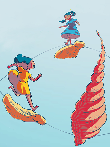 Image illustraton for the book:Rani's Seashell Necklace
