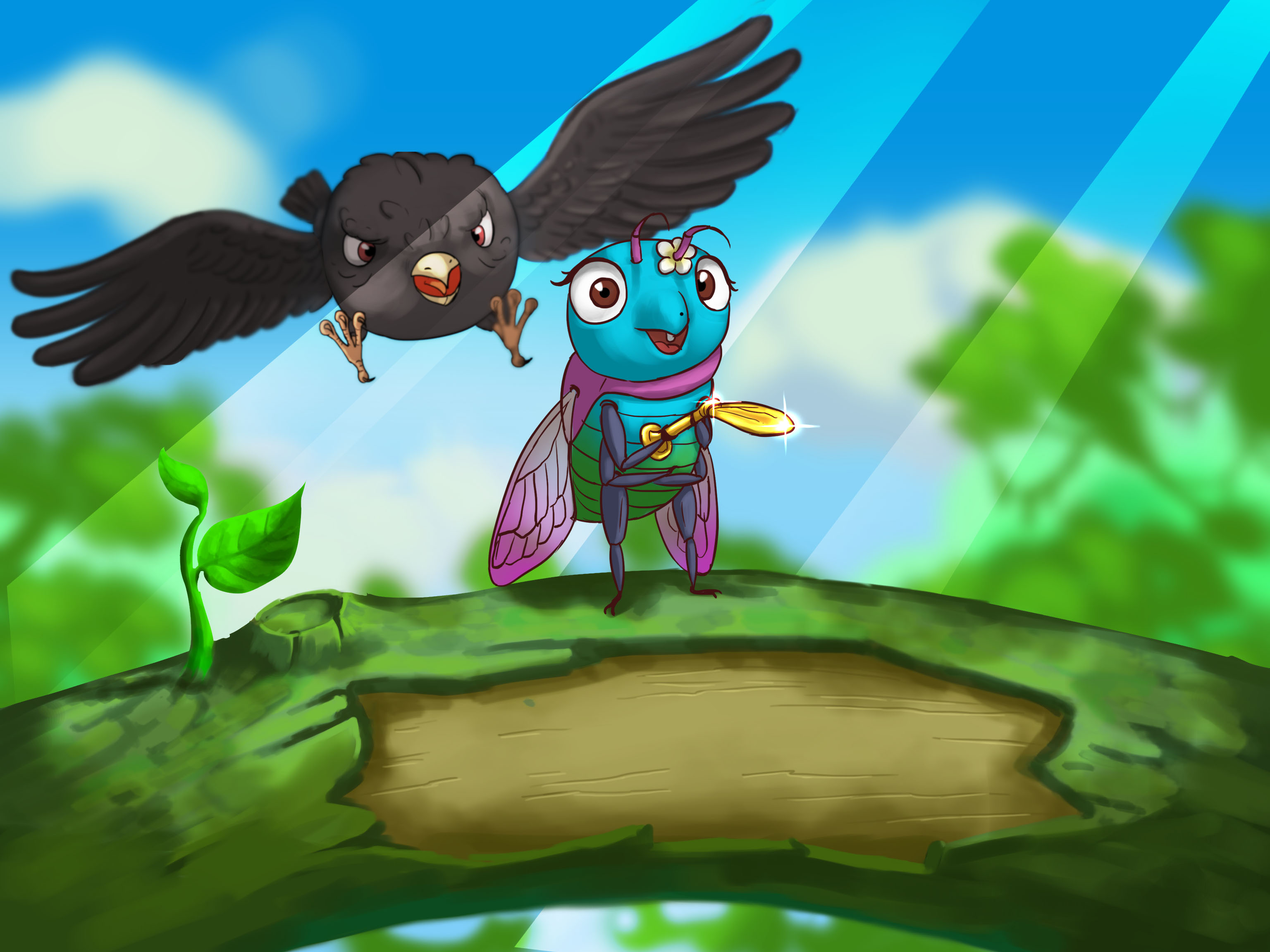 Image illustraton for the book:Tori the Brave
