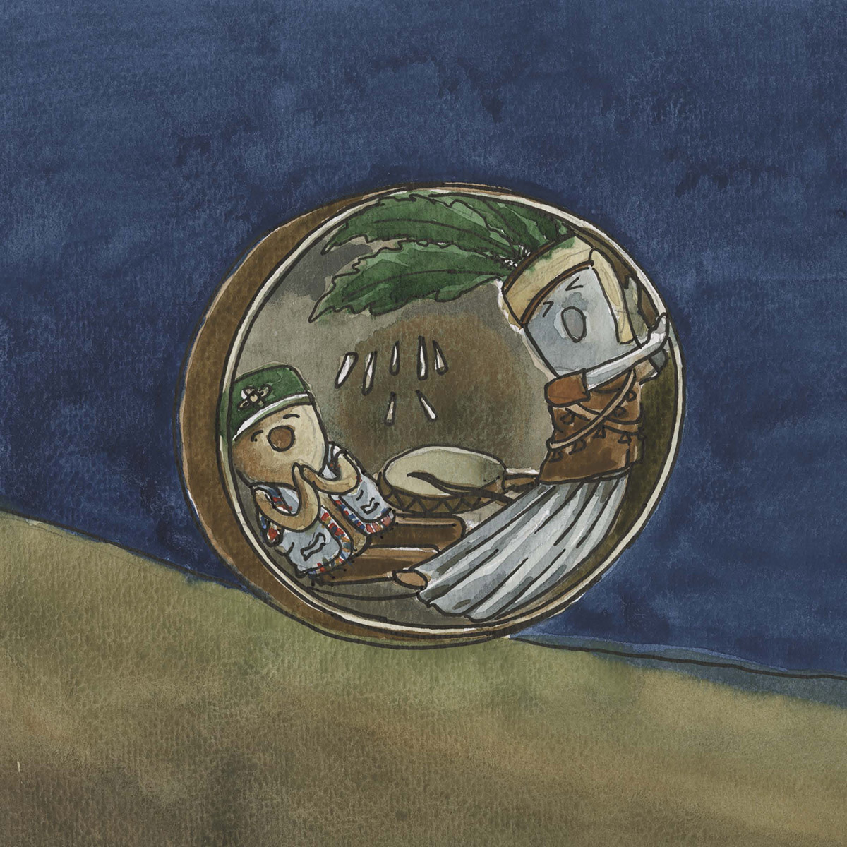 Image illustraton for the book:Domu &amp; Lamu's Big Adventure, Part 2: The Damphu Journey