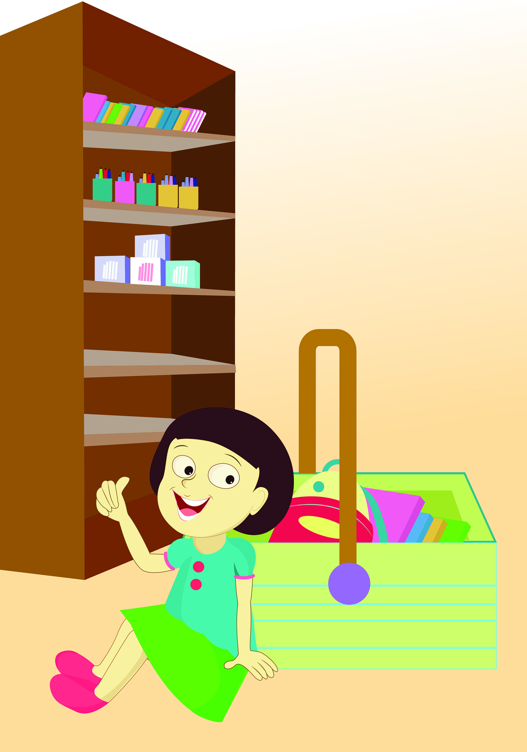 Image illustraton for the book:It is Shopping Time