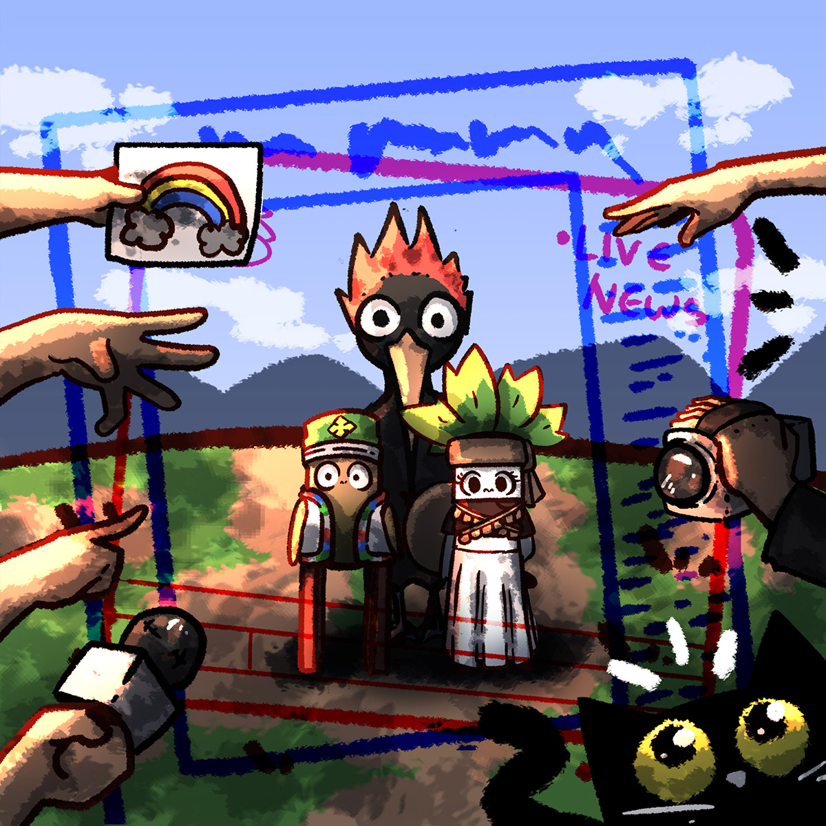 Image illustraton for the book:Domu &amp; Lamu's Big Adventure, Part 4: Rain Dance