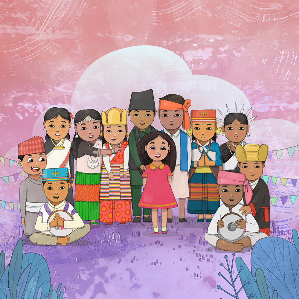 Image illustraton for the book:We Are All Nepali
