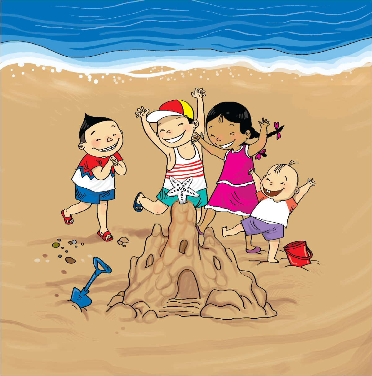 Image illustraton for the book:The Starfish Castle