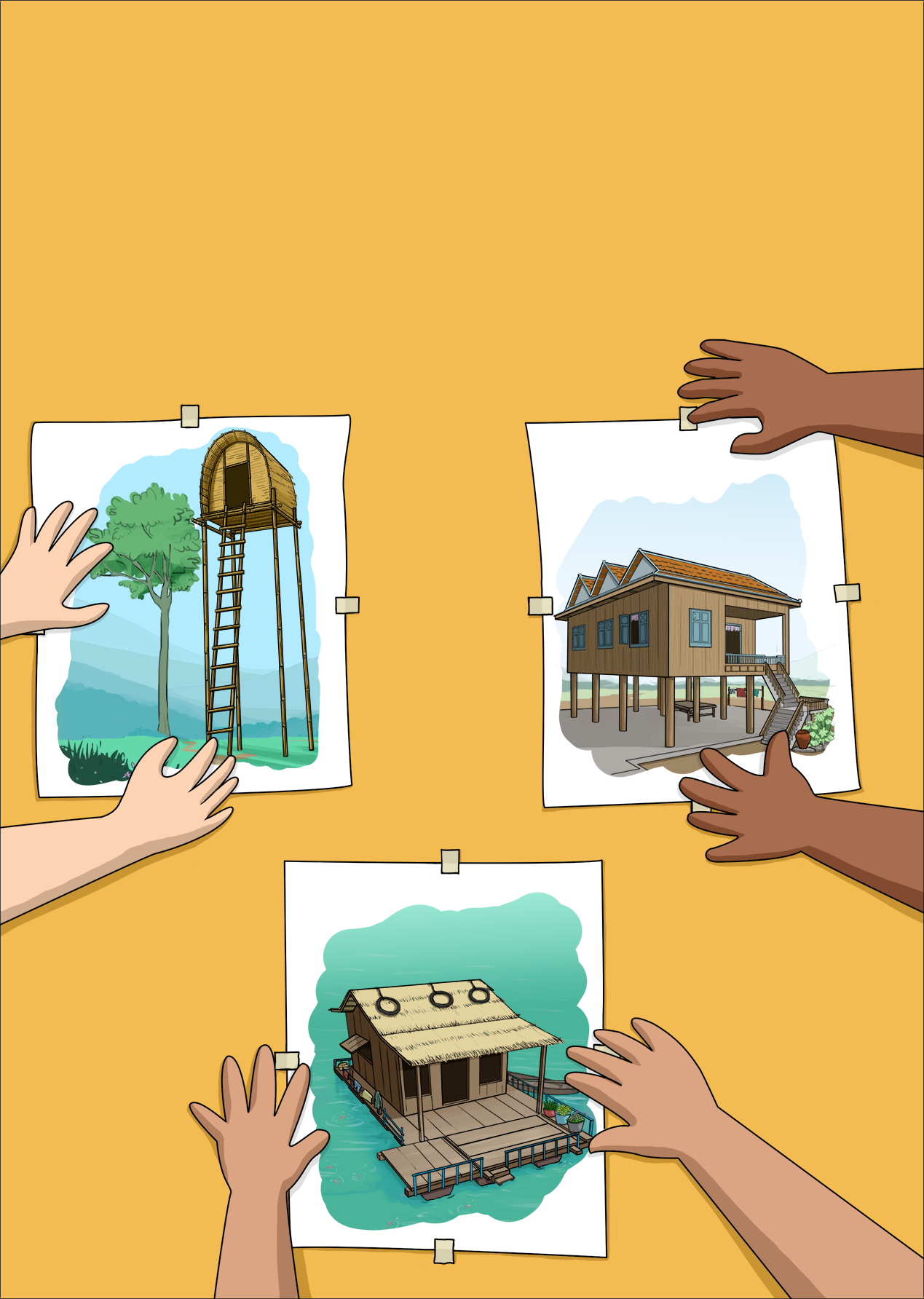 Image illustraton for the book:Different Houses