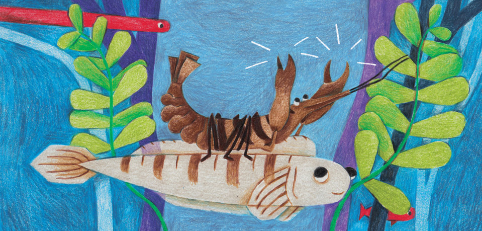 Image illustraton for the book:Goby's Noisy Best Friend