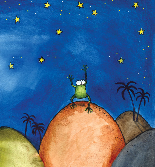 Image illustraton for the book:Frog's Starry Wish