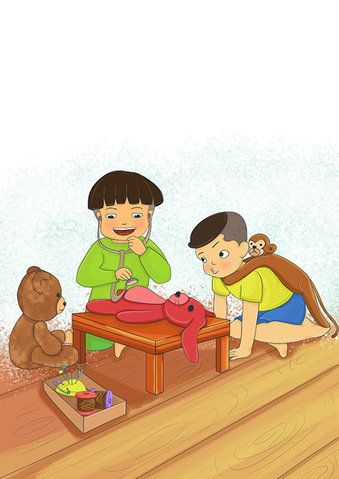 Image illustraton for the book:Dr. Sokha's First Surgery