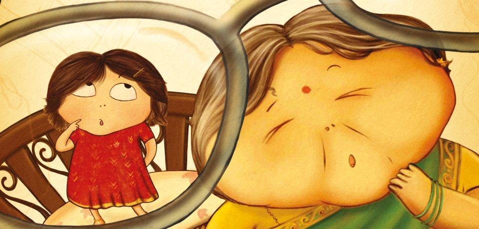 Image illustraton for the book:Grandma's Glasses