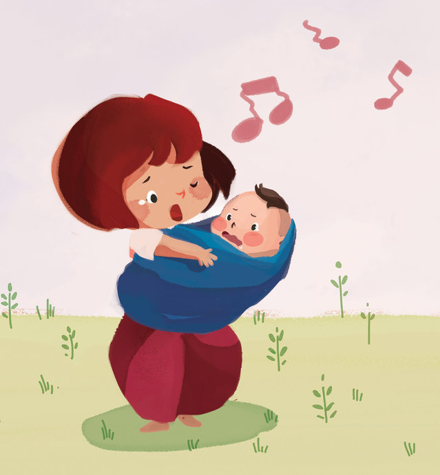 Image illustraton for the book:Don't Wake the Baby!