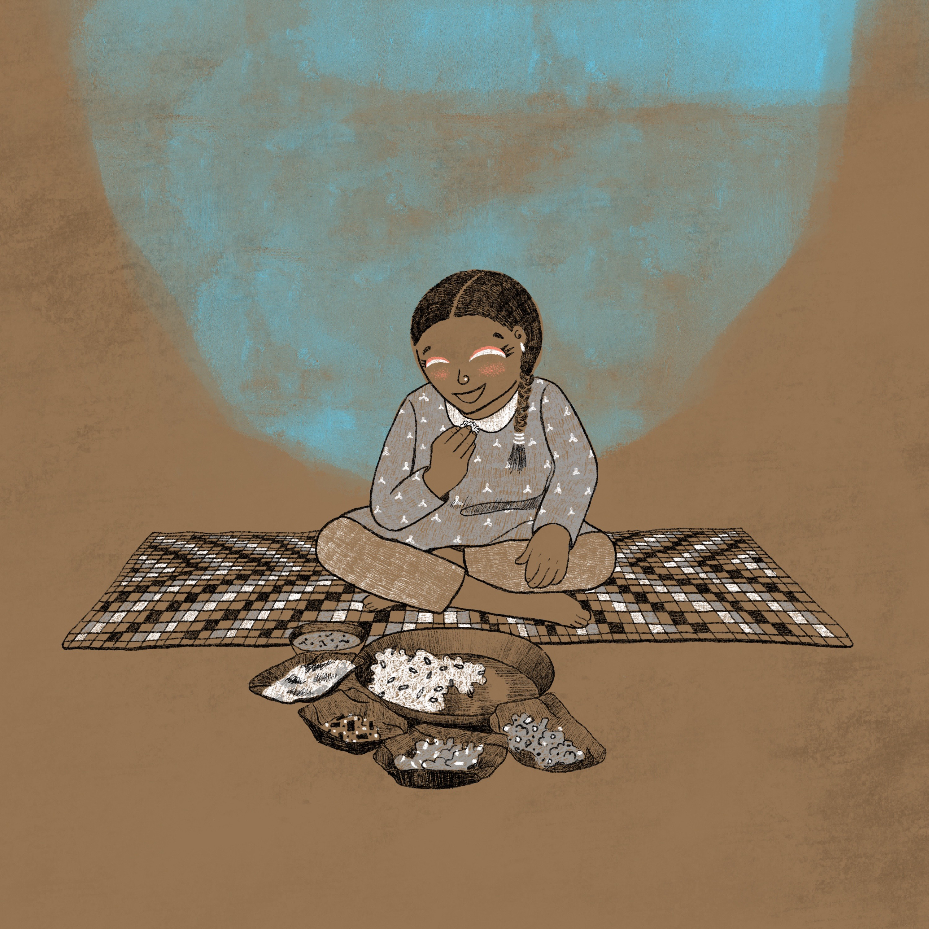 Image illustraton for the book:Bhukhali and the Special Guest