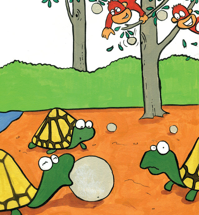 Image illustraton for the book:The Clever Tortoise