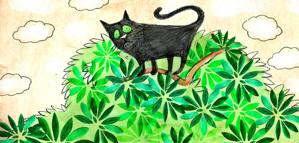 Image illustraton for the book:It's All the Cat's Fault!
