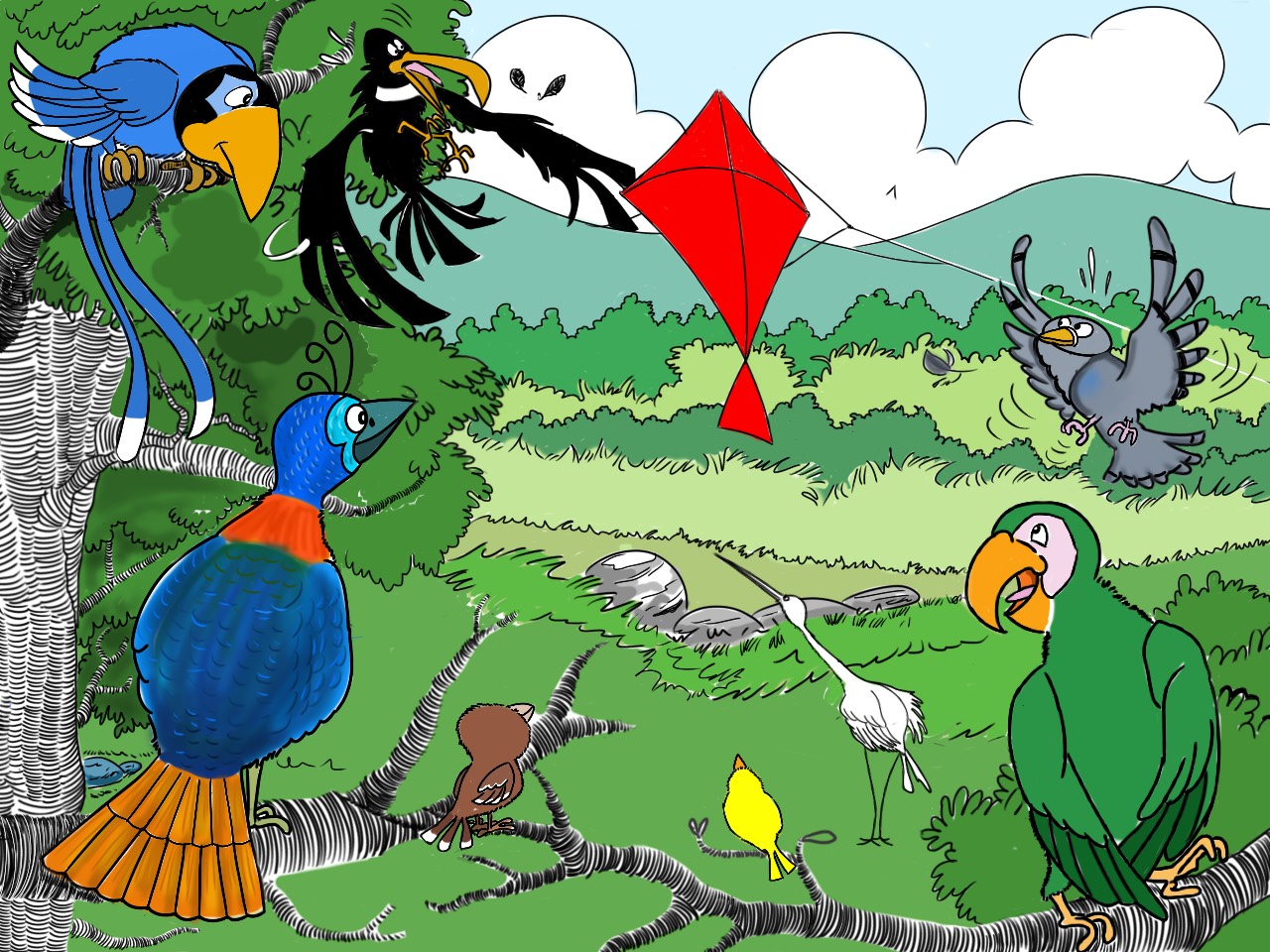 Image illustraton for the book:The Red Kite