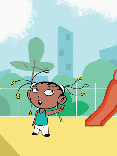 Image illustraton for the book:Tumi Goes to the Park