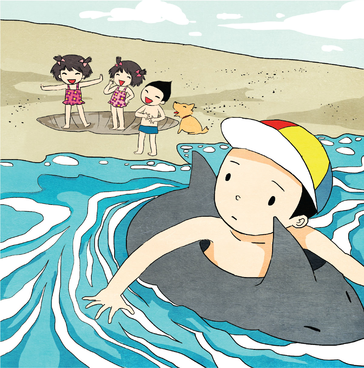 Image illustraton for the book:Who Was the Real Shark?