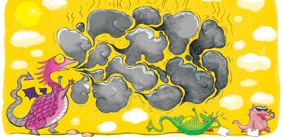 Image illustraton for the book:Drake the Magical Dragon