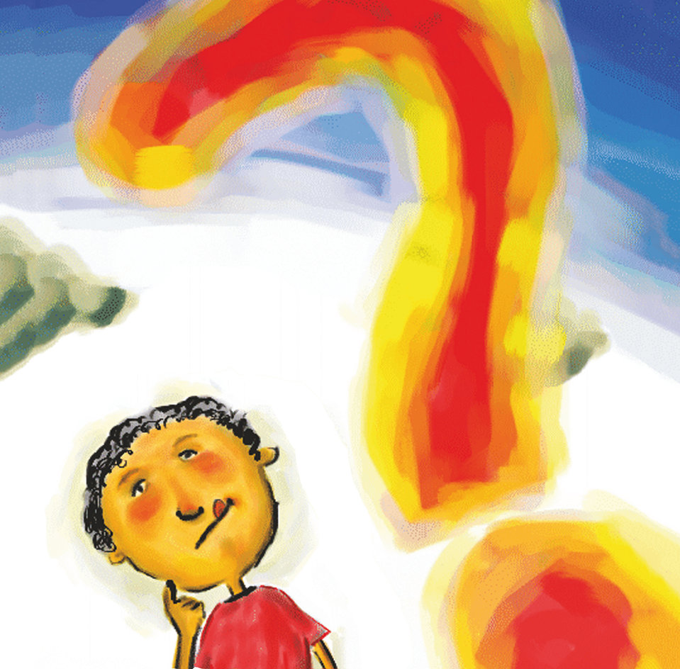 Image illustraton for the book:Sister! Sister! Why is the Sky So Blue?