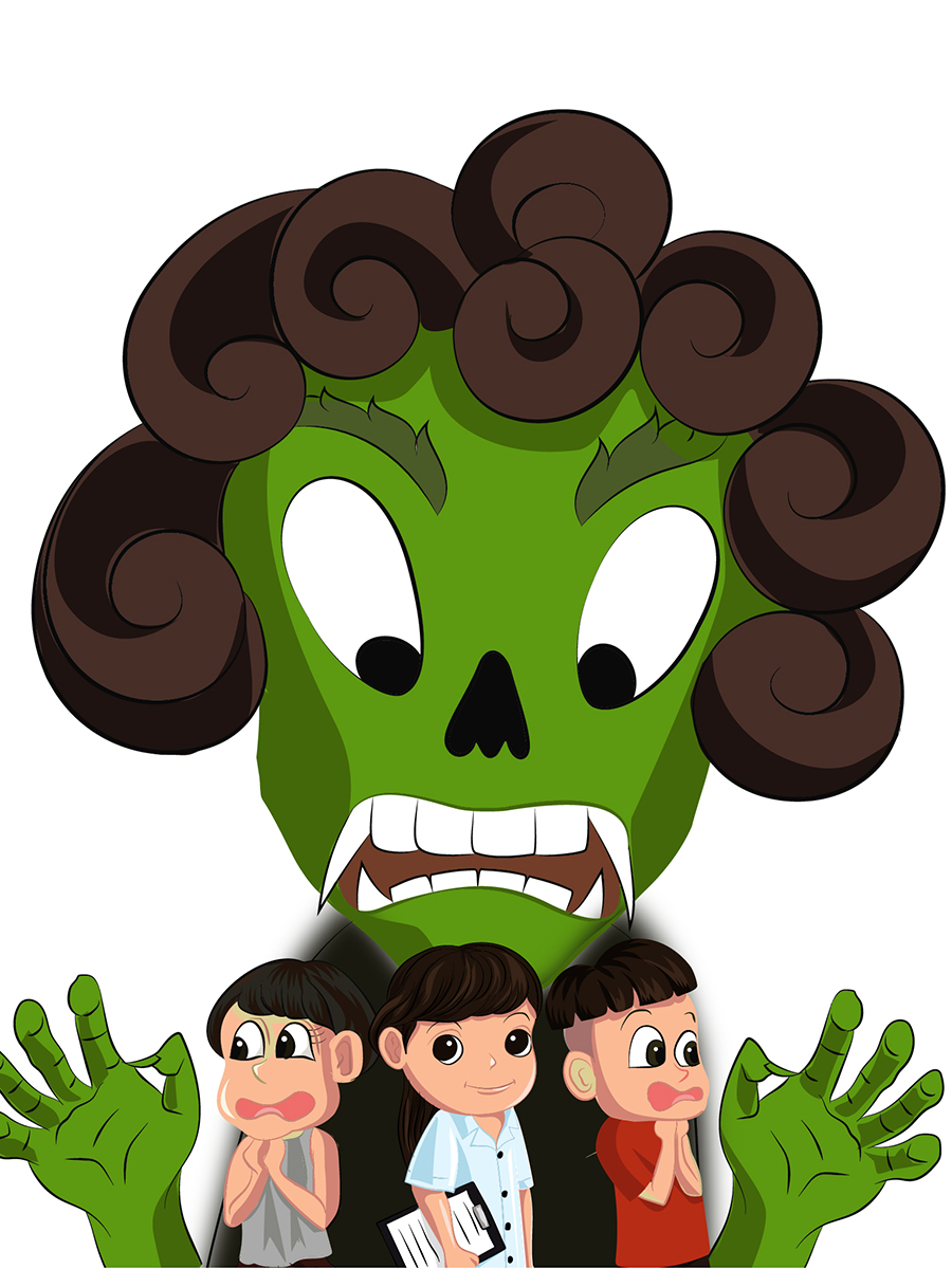Image illustraton for the book:​Thida and the Skinny Monsters