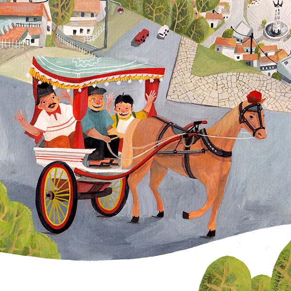 Image illustraton for the book:Riding the Horse Cart