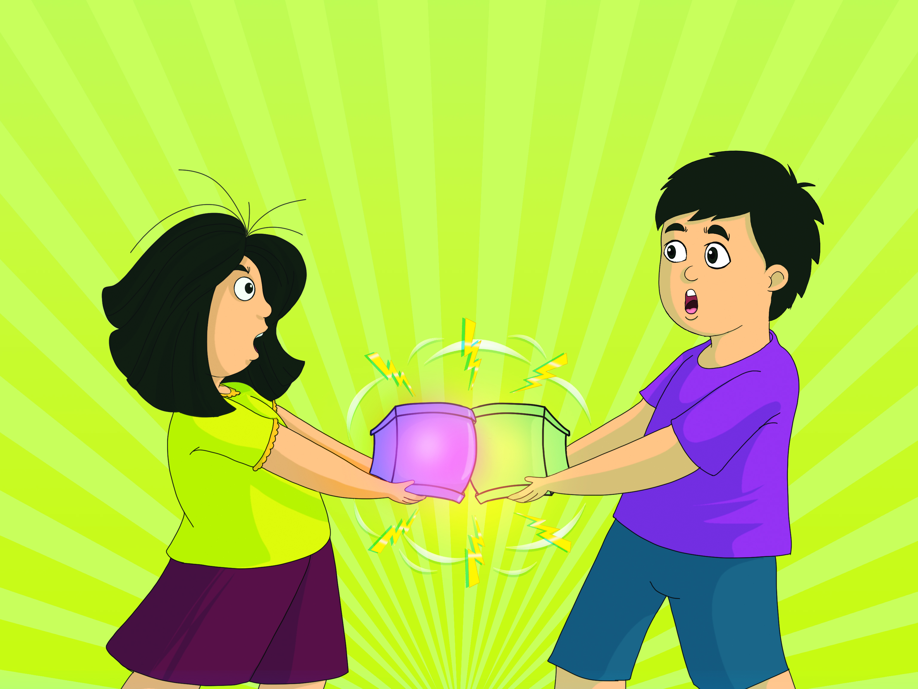 Image illustraton for the book:The Mysterious Toy