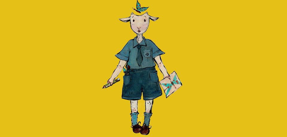 Image illustraton for the book:A Friend for Little Goat