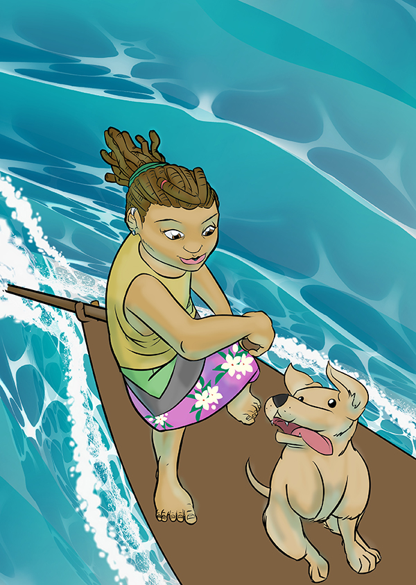 Image illustraton for the book:Off to an Island Reunion