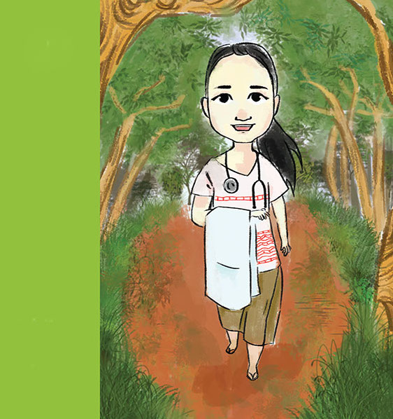 Image illustraton for the book:The Healer