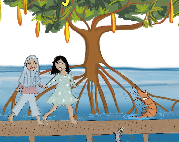 Image illustraton for the book:Losing Mr. Shrimp