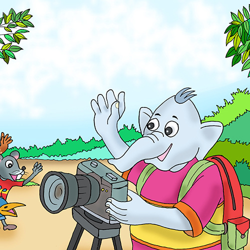 Image illustraton for the book:Take a Photo of Me, Too!