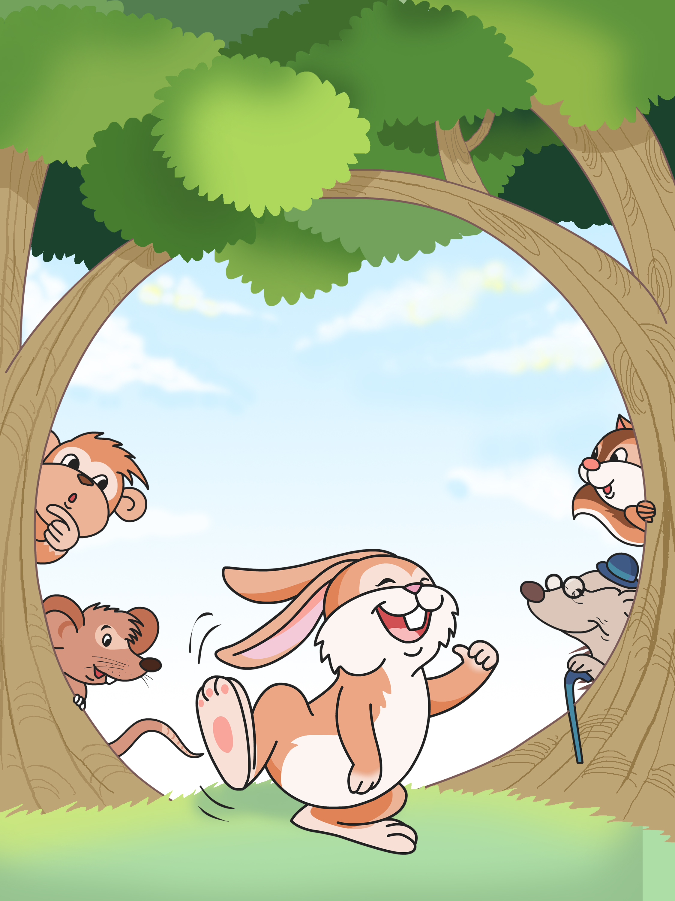 Image illustraton for the book:I am a Rabbit