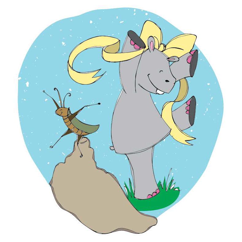 Image illustraton for the book:Hippo Wants to Dance