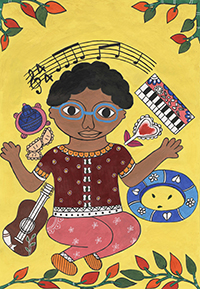 Image illustraton for the book:Ambar's Song