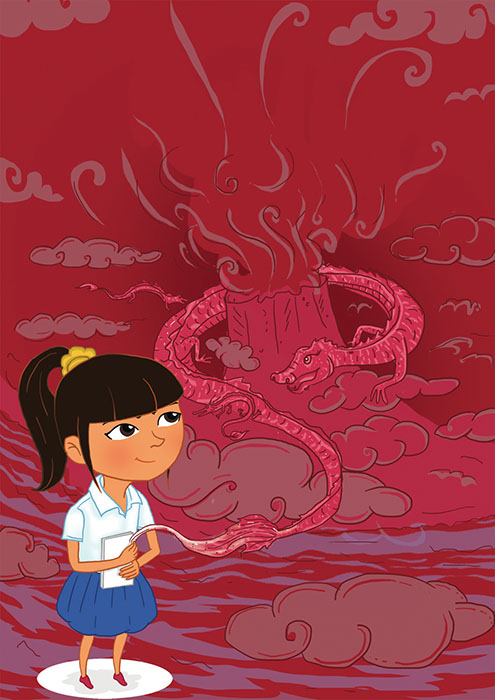 Image illustraton for the book:Finding Dragon Island