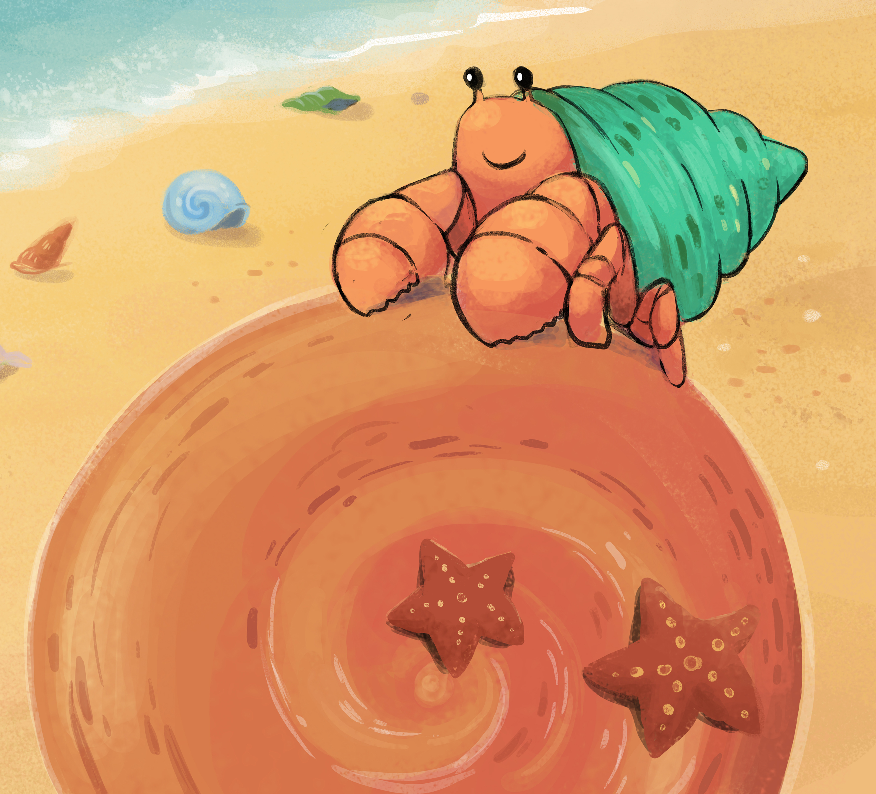 Image illustraton for the book:Hermy's New Home