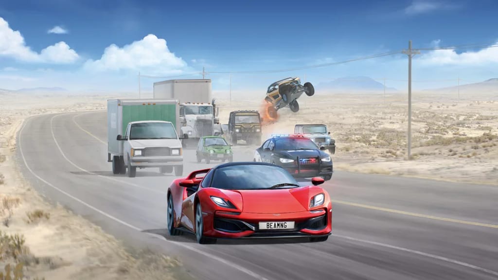 BeamNG.drive arrive sur PS5 : la simulation soft-body 2 kHz quitte enfin le PC