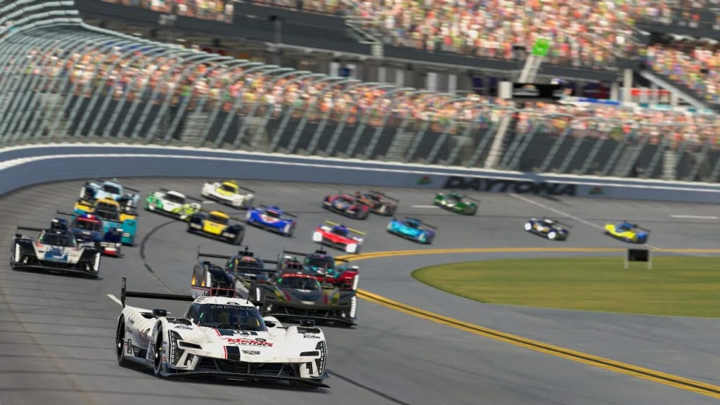 Depart multiclasse sur l'ovale de Daytona dans iRacing