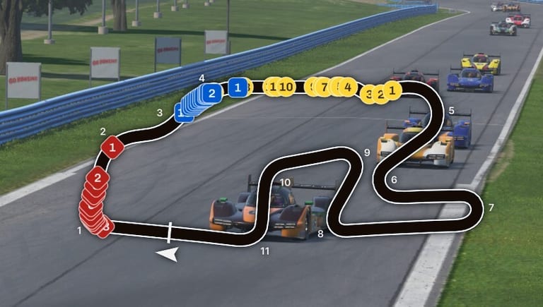 Nouvelle carte de piste dynamique iRacing UI saison 3 2026