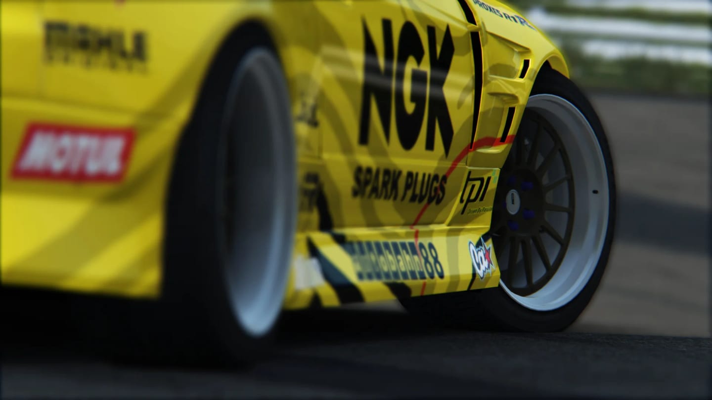 Nissan Silvia S15 de drift dans Assetto Corsa