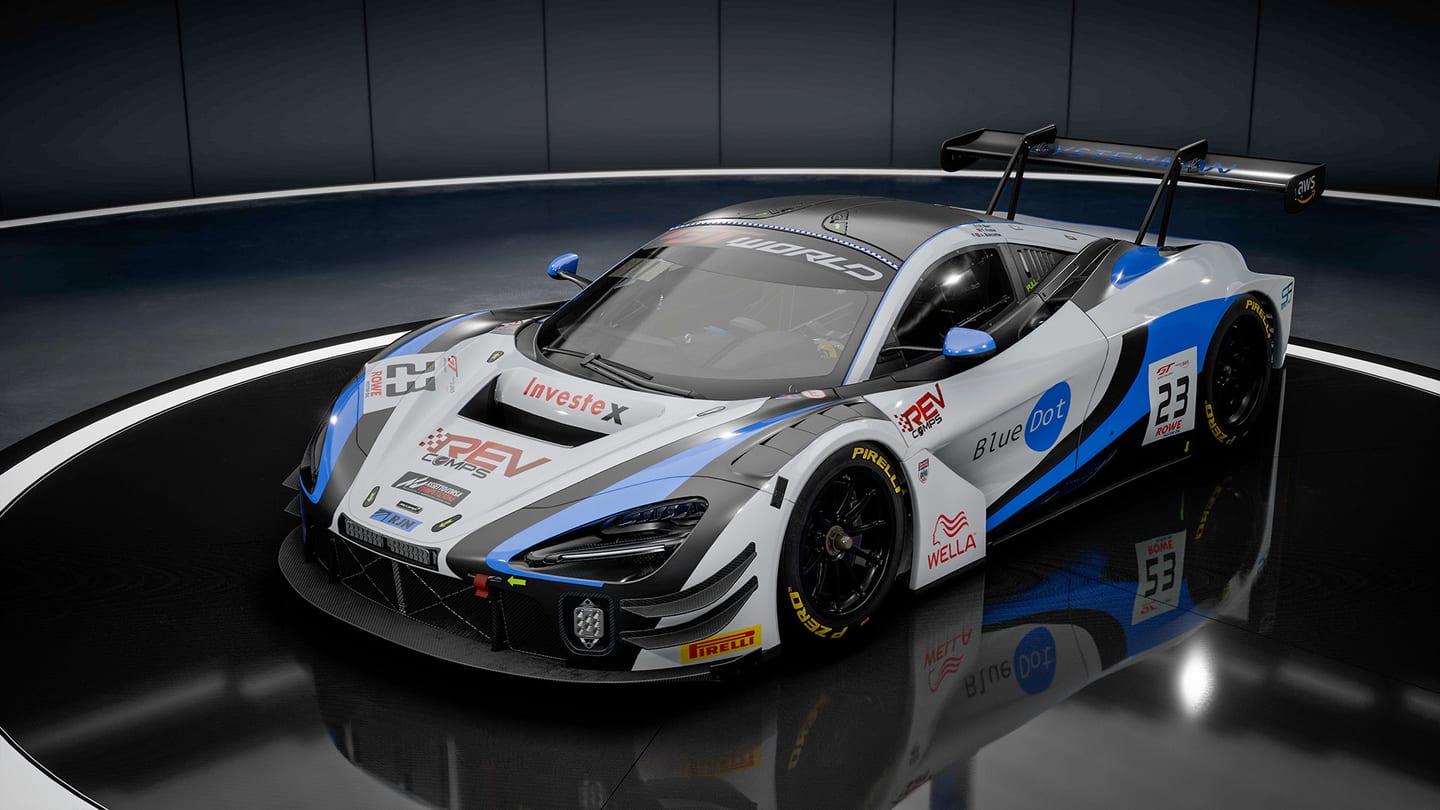 Voiture GT aux couleurs GT World Challenge 2025
