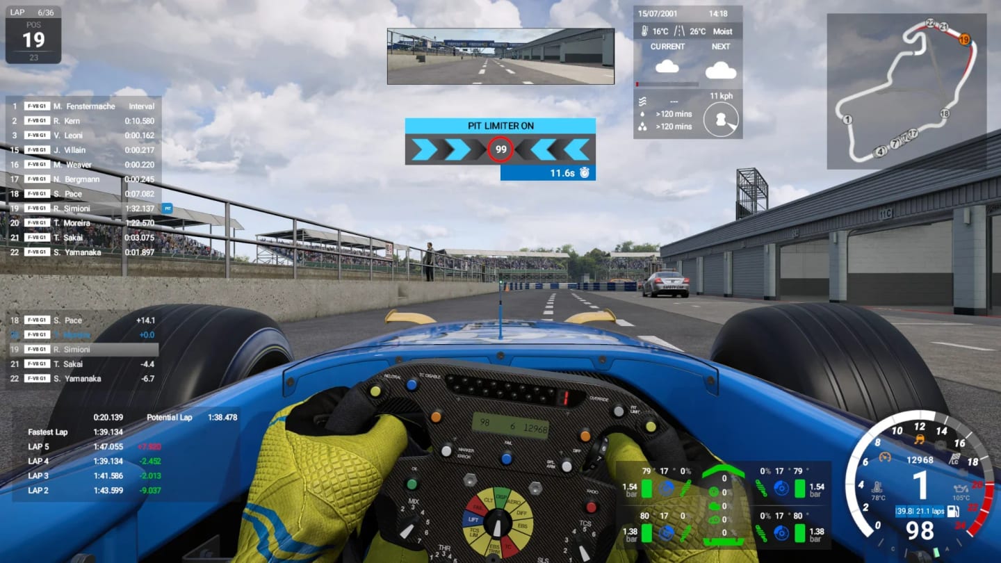 Reglages de Balance of Performance dans Automobilista 2