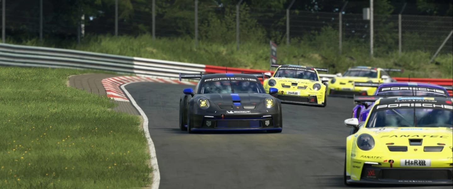 Audi R8 LMS GT3 Evo II en piste dans Assetto Corsa EVO