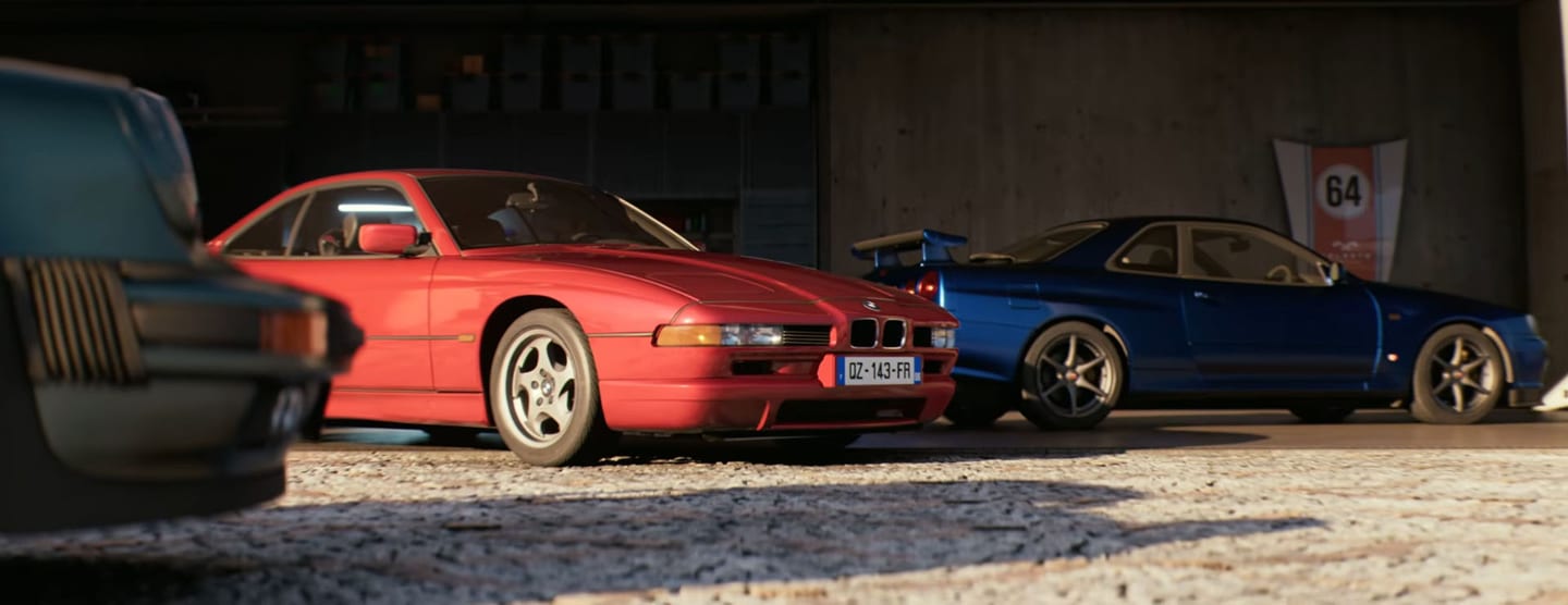 La BMW 850 CSi dans Clutch