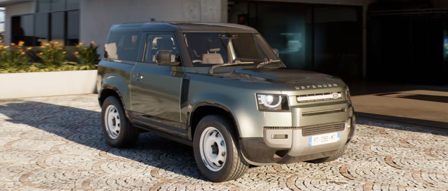 Le Land Rover Defender 90 dans Clutch