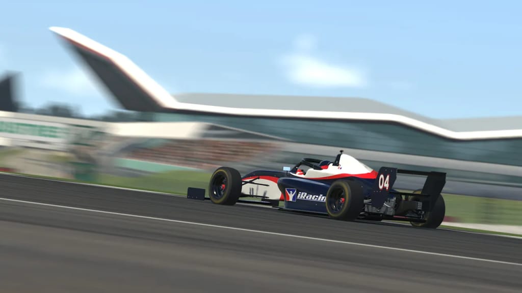Monoplace virtuelle sur un circuit en esport