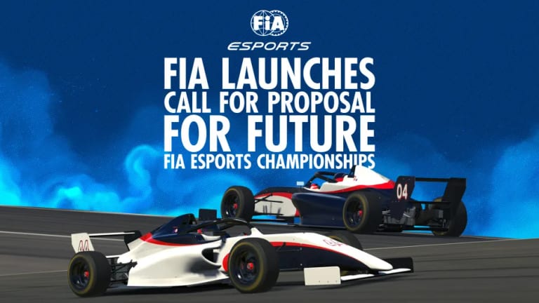 Visuel officiel du championnat esport de la FIA