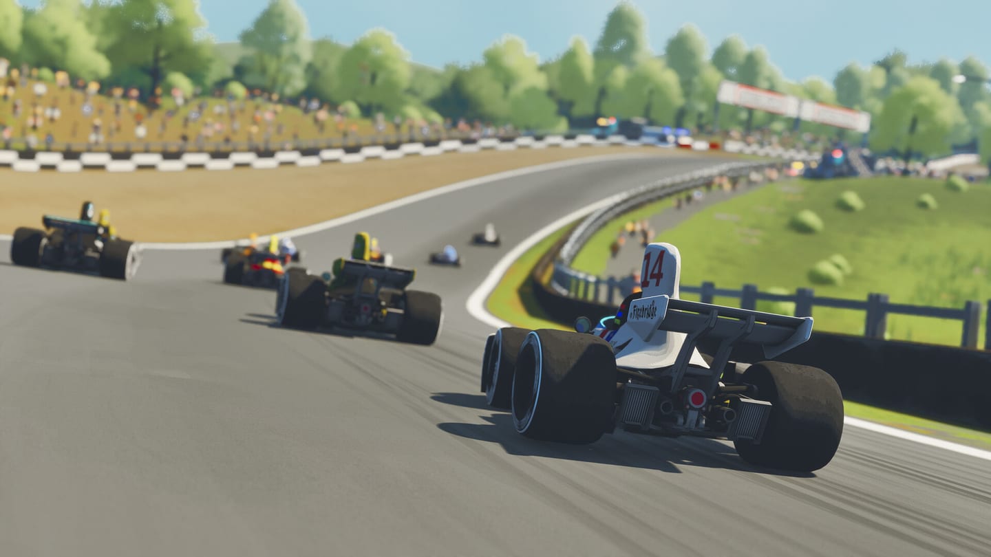 Un circuit historique du Historic Track Pack de Formula Legends